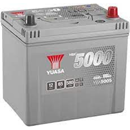 Batterie plomb SMF 12V 65Ah 580A +D Haute performance YBX5005