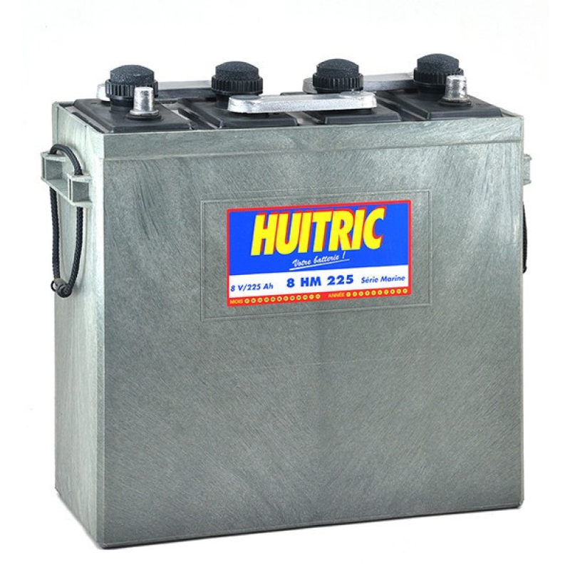 Batteria Piombo 8V 225Ah Huitric (410X167X390) (8HM225GB)