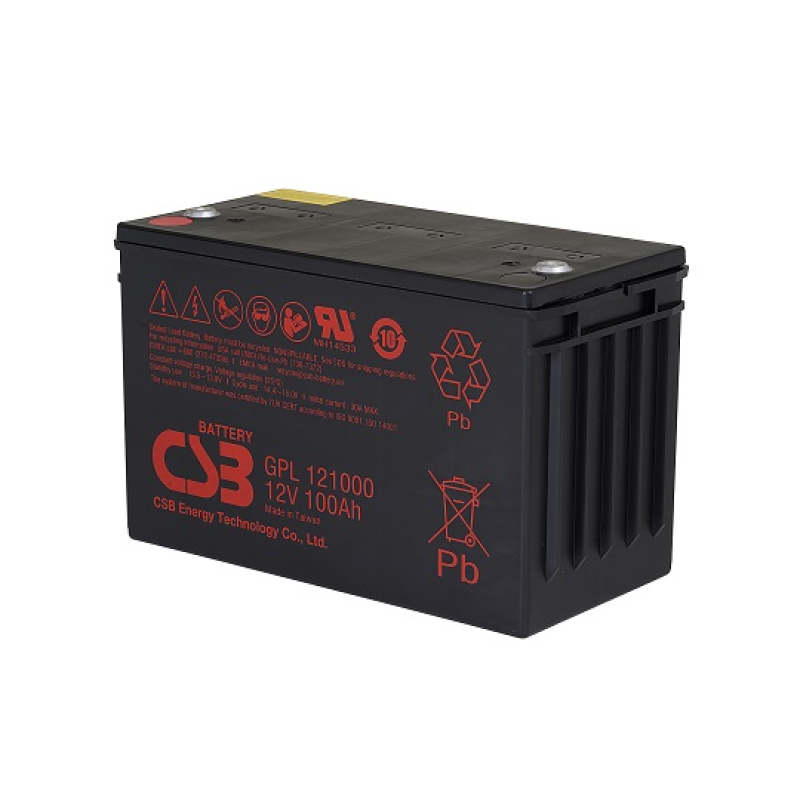 Batteria Piombo 12V 100Ah Csb (343X170X213) (GPL121000)