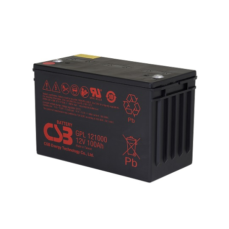 Batteria Piombo 12V 100Ah Csb (343X170X213) (GPL121000)
