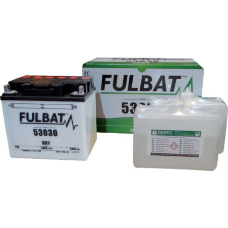 Batterie plomb demarrage 12V 30Ah 300A +D FulBat 53030