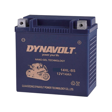 Battery start lead gel 12V 14Ah +D (YGZ14HL-BS)