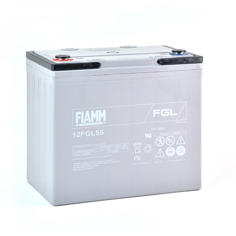 Battery Lead 12V 55Ah Fiamm (230X140X207) (12FGL55)