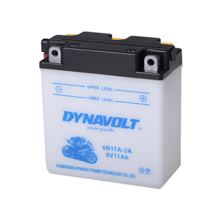 Dynavolt 6V 11Ah Motorcycle Lead Battery (6N11A-3A)