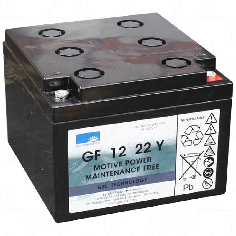 Battery Lead 12V 24Ah Exide (176X167X126) (GF12022YT)