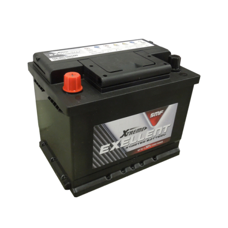 Batterie plomb demarrage 12V 56Ah 480A SMF +G