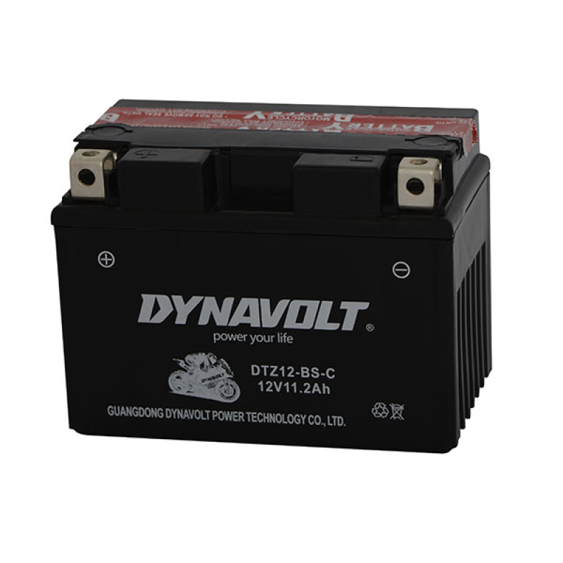 Batterie plomb moto 12V 11Ah 170A MF +G