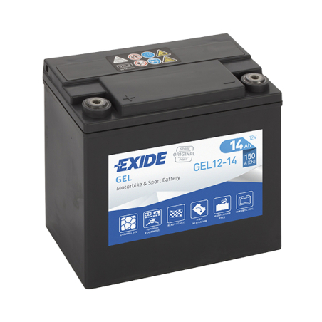 Battery lead Gel Moto 12V 14Ah 150A Exide +G (G14)
