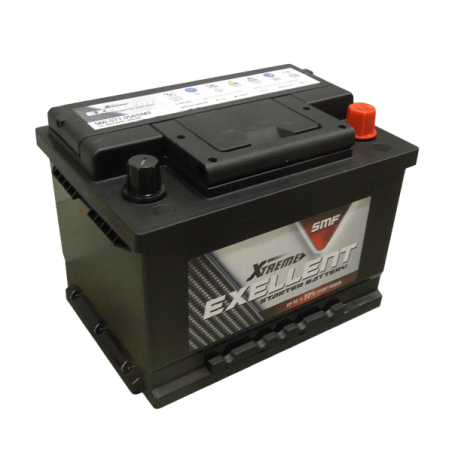 SMF 12V 60Ah 540A +D lead boot battery (560.077.054SMF)