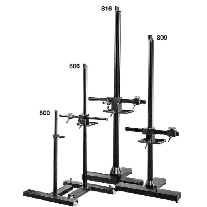 SUPER SALON 280CM STATIVO NERO +SUPPORTO E BASE TOWER MAN.FOT