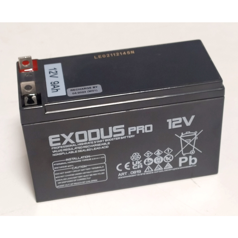 Batterie plomb 12V 9Ah 180A High Rate booster