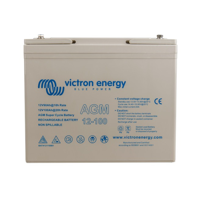 Batteria Piombo 12V 100Ah VICTRON (260X168X215) (AGM12-100)