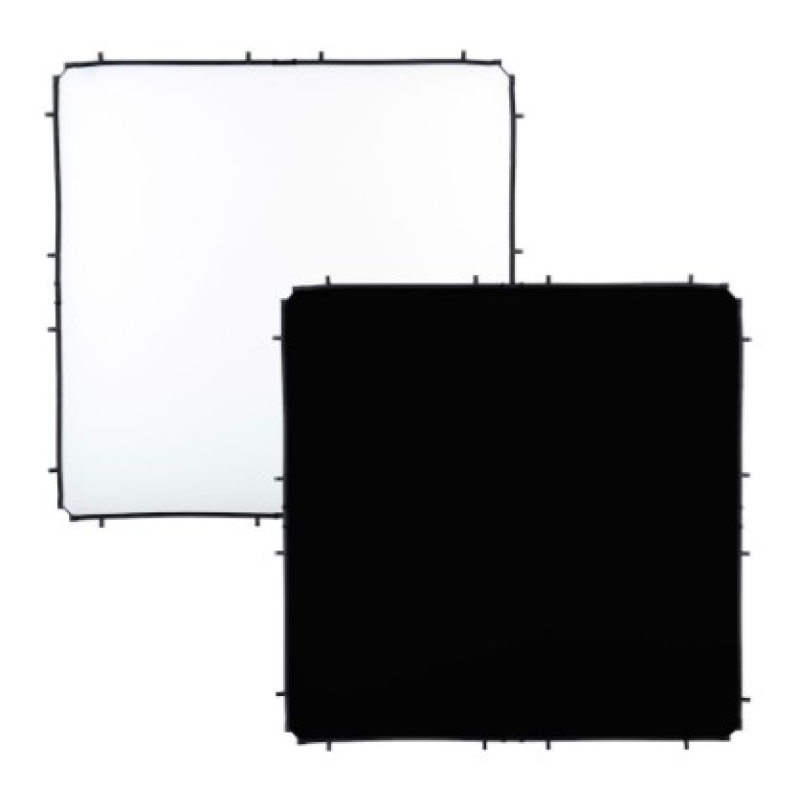 TESSUTO BIANCO/NERO LARGE 2X2M X SKYLITE RAPID