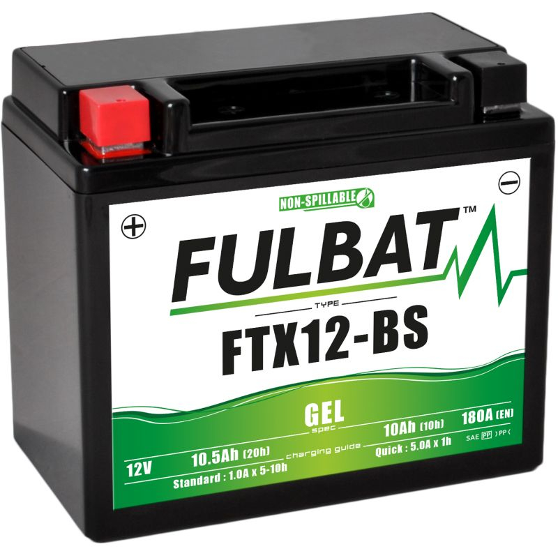 Lead Gel Battery Start 12V 10.5Ah 180A (FTX12-BS)