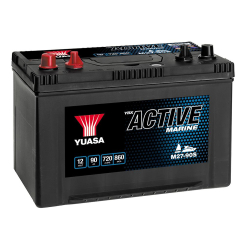 Batterie plomb YBX Active marine 12V 90Ah 720A Yuasa M27-90S