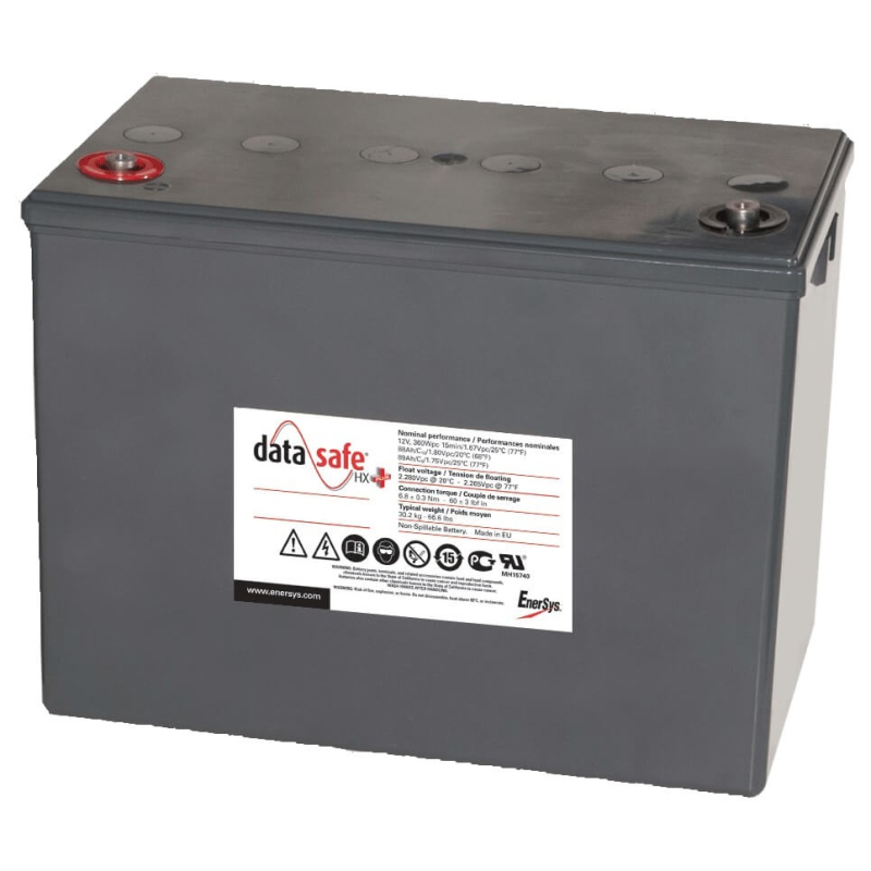 Batteria Piombo 12V 87Ah ENERSYS (302X175X227) M6 (12HX385+)
