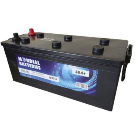 Batterie plomb demarrage 12V 190Ah 1100A +G