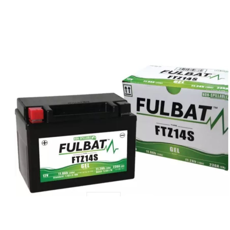 Gel lead battery 12V 11.8Ah 230A Fulbat +G (FTZ14S)