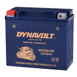 Nano gel 12V 20Ah +G Dynavolt lead-start battery (GHD20H-BS)