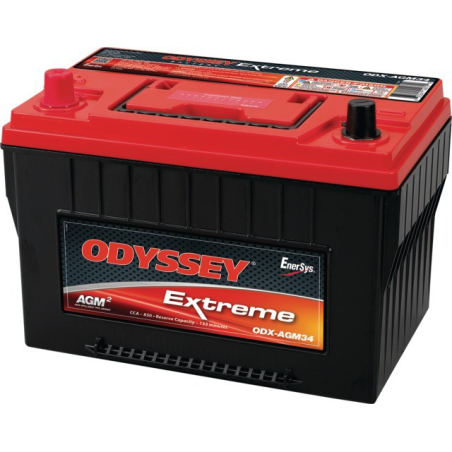 Batterie plomb 12V 68Ah 850A Odyssey ODX-AGM34 Enersys