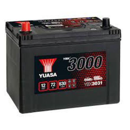 Batterie plomb SMF 12V 72Ah 630A Yuasa YBX3031