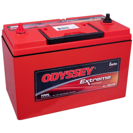 Odyssey ENERSYS 12V 100Ah 2150A Lead Acid Battery (ODX-AGM31MJ)