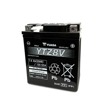 Batterie Démarrage 12V 7.4 Ah +D (113X70X130)