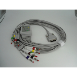 CAVO PAZIENTE X ECG 2MT ATTACCO A BANANA