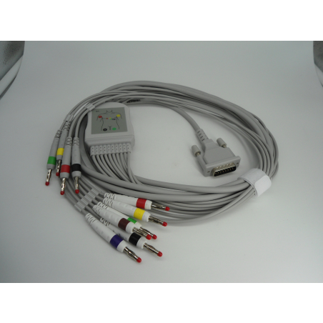 CAVO PAZIENTE X ECG 2MT ATTACCO A BANANA