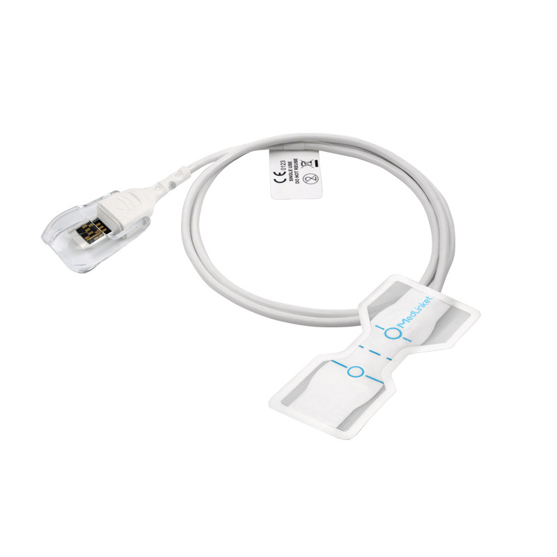 Boite de 24 capteurs SPO² pédiatriques - UU - Sparadrap transparent - Compatible 4001 MASIMO