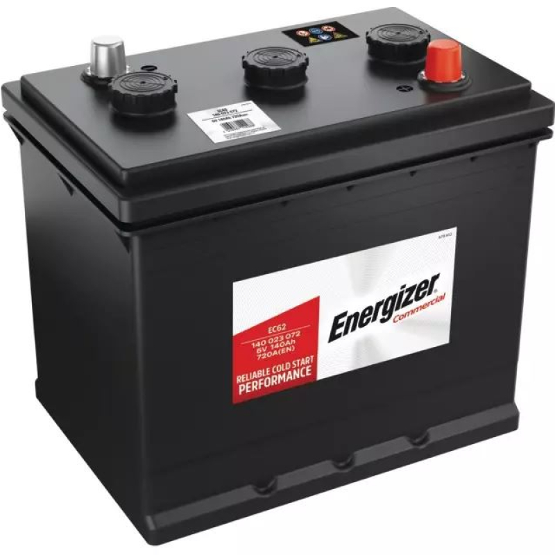 Lead-acid battery starter 6V 140Ah 720A EC62 energizer