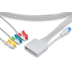 Set di 3 fili di telemetria, terminazione morsetto (con SPO2) per MX40 PHILIPS (989803171911)