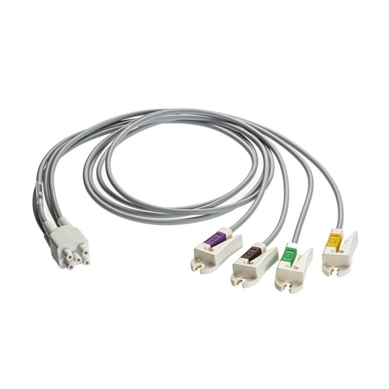GE HEALTHCARE Cavo ECG con morsetto a 4 vie per Carescape One (2066468-008)
