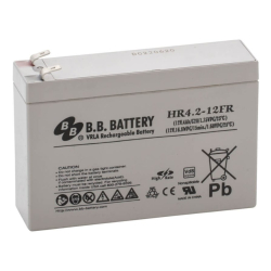 Battery Lead 12V 4.2Ah B&B (140X37X99) F2 (HR4.2-12FR)