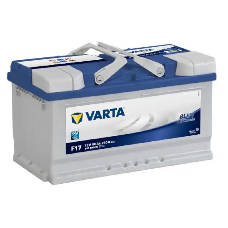 Lead-acid starter battery 12V 80Ah 740A Varta Blue Dynamic (F17)
