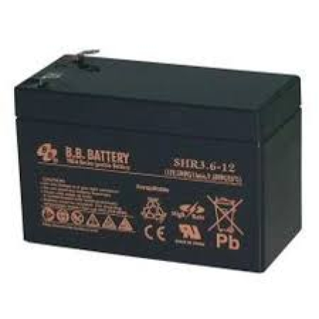 Batteria Piombo 12V 3.6Ah B&B (102X48X65) F2 (SHR3.6-12)