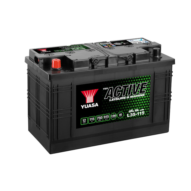 Batterie 12V 115Ah 750A Leisure & Marine Yuasa L35-115