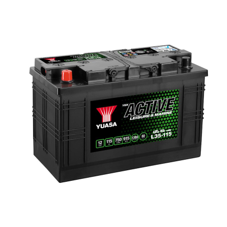 Batterie 12V 115Ah 750A Leisure & Marine Yuasa L35-115
