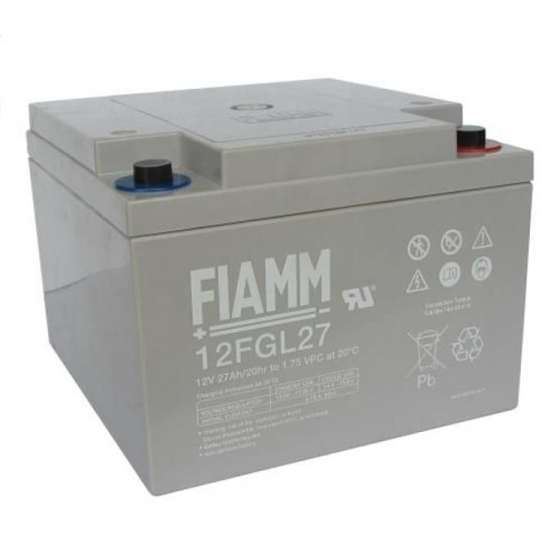Batteria Piombo 12V 27Ah Fiamm (166X175X125) M5 (12FGL27)