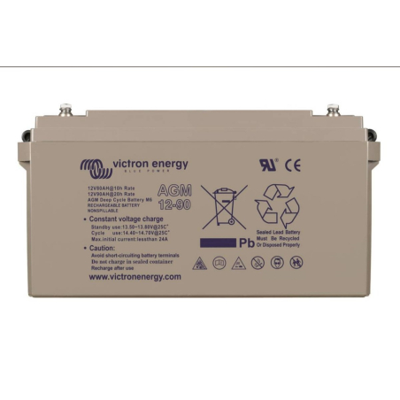 Battery Lead 12V 90Ah VICTRON (350X167X183) M6 (AGM12-90_M6)
