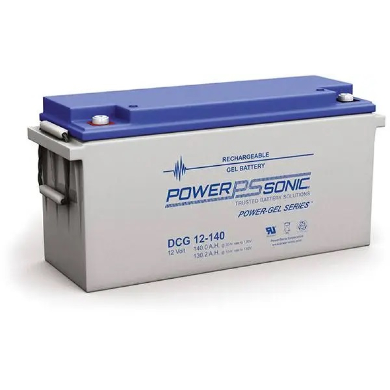 Powersonic 12V 140Ah Deep Cycle Gel Lead Acid Battery (DCG12-140)