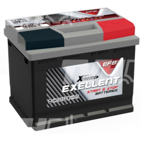 Batterie plomb Démarrage 12V 60Ah 560A EFB Xtreme