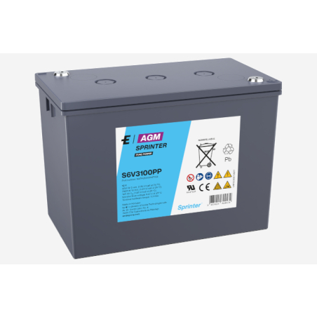 Battery Lead 6V 195Ah Exide (309X172X223) M5 (S6V3100PP)
