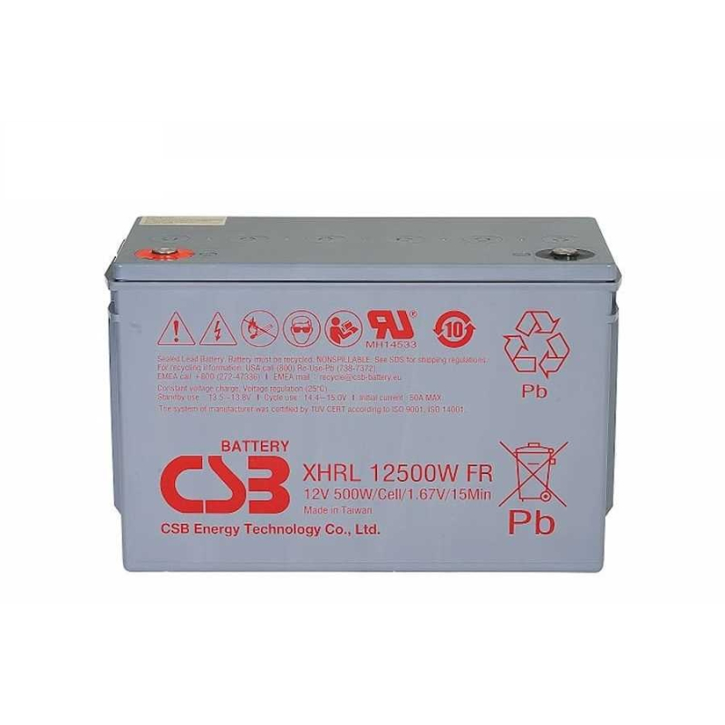 Batterie plomb 12V 500W/15min FR
