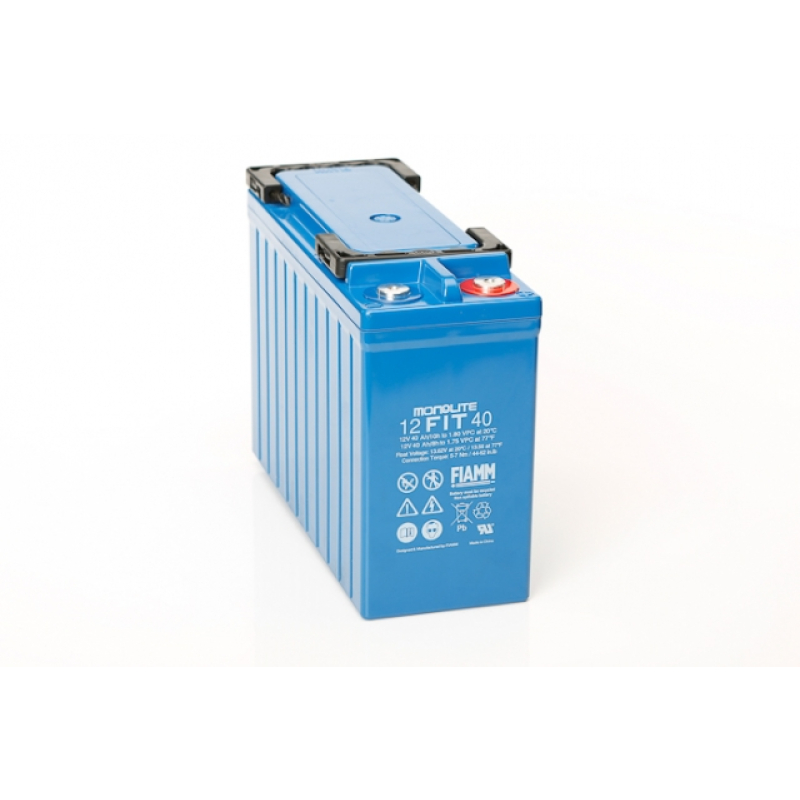Batterie plomb 12V 40Ah (280X105X198) Cosses Frontales