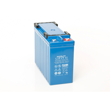 Batterie plomb 12V 40Ah (280X105X198) Cosses Frontales