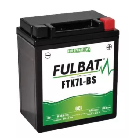 Batterie Plomb gel moto 12V 6.3Ah +D FTX7L-BS