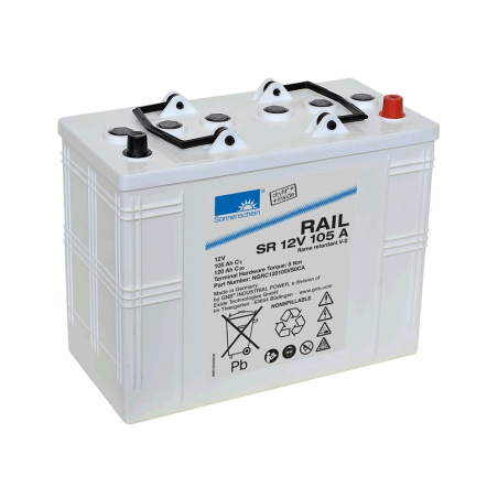 Batterie Plomb 12V 105Ah (345X172X283) Sonnenschein RAIL