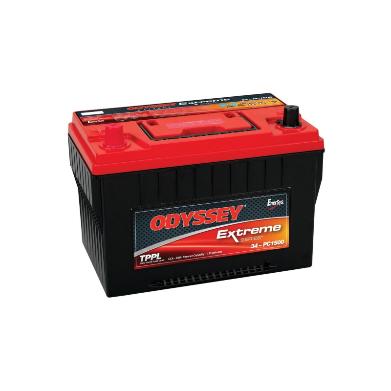 BATTERIE PLOMB PUR 12V 68AH 850A ODYSSEY AGM34