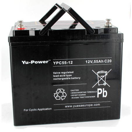 12V 55Ah KITE AA2 INVACARE wheelchair battery